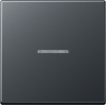 1-gang rocker with lens, matt anthracite A590BFKO5ANM | 4011377127906