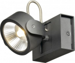 Wall and ceiling light, single-headed, LED,  10W, 3000K, Black 1000127 | 4024163177450