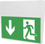 Emergency luminaire Zonda 3PLED C354 2CLR IP44 IK08 3W M/NM 3h 170Lm 6000K L325 LED 1103363 | 01103363