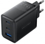 MOBILE CHARGER WALL 65W USB/3P BLACK FERB0-EU VENTION FERB0-EU | 6922794782037