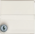 Intermediate Ring with labelling field with Hinged Lid Cylinder with Different Locking Cover plates Busch-Duro 2000&reg; SI and Reflex SI white - Allwetter 44 (IP 44) 2CKA001710A2306 | 4011395912409