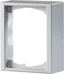 Surf. Mount. frame 1-gang Aluminium - Impressivo 2TKA000293G1 | 6418677331169