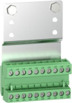 Set of 10 control terminal blocks, for AK5, 10A. range of product: AK5 - product or component type: control terminal block - poles description: 10P - product compatibility: AK5PA... - mounting mode: by screws - [Ith] conventional free air thermal cur ...