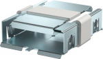 Joint connector set, consisting of a connector for the duct base and cover support. With integrated seal for toolless connection of the PYROLINE&reg; Rapid PLM installation duct and fittings. Allows continuous connection of the protective conductors. 721 ...