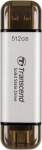External SSD TRANSCEND ESD310 512GB USB-C USB 3D NAND Write speed 900 MBytes/sec Read speed 1050 MBytes/sec TS512GESD310S TS512GESD310S | 760557863274
