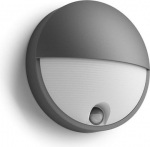 Wall light with sensor LED Capricorn IR anthracite 6W 600Lm IP44 915005193001 | 8718696131169