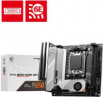 Mainboard MSI AMD B650 SAM5 Mini-ITX Memory DDR5 Memory slots 2 1xPCI-Express 16x 2xM.2 1xHDMI 5xUSB 3.2 1xUSB-C 1xRJ45 3xAudio port MPGB650IEDGEWIFI MPGB650IEDGEWIFI | 4711377010146