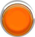 Head for illuminated push button, Harmony XB4, metal, orange projecting, 22mm, push push, universal ZB4BH53 | 3389110890402