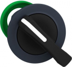 Head for selector switch, Harmony XB5, flush mounted black long handle 3 pos return center ZB5FJ5 | 3606481339478