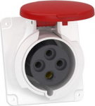 Socket, Mureva PK, panel-mounted, fast connection, 32A, 3P+E, 400V, IP44 PKY32F434 | 3303432011116