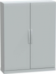 Floor standing polyester enclosure, Thalassa PLA, plain door, open bottom, 1250x1000x320mm, IP54, IK NSYPLAZ12103G | 3606480775635