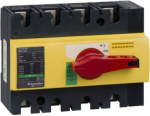 switch disconnector, Compact INS100, 100A, with red rotary handle and yellow front, 4 poles 28925 | 3303430289258