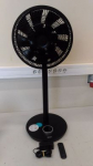 SALE OUT. Duux Whisper Flex Smart Fan with Battery Pack, Black | Duux | Smart Fan | Whisper Flex Smart Black with Battery Pack | Stand Fan | PACKAGE DAMAGED, UNPACKED, MISSING SCREWS | Black | Diameter 34 cm | Number of speeds 26 | Oscillation | 2-22 ...