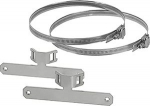 Mounting kit for pipe and pole mounting of Mi enclosures. Suitable for pipe/pole-diameters of 60 - 150 mm. 20009191 | 4012591132967