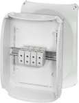Junction box DK 5054 G with 4 pole terminals 50 mm2, grey IP66 62000021 | 4012591125136