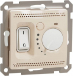 Floor Thermostat 16A 5-50&deg;C, Beige Sedna Design & Elements SDD112507 | 3606481466686