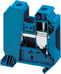Linergy passthrough terminal block, 35mm2 125A single-level 1x1 screw, blue. range: Linergy - product name: TR - product or component type: terminal block - device short name: TRV - terminal block type: passthrough - mounting mode: clip-on - nominal  ...