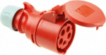 CEE connector 4x16A (3P+PE) 9h IP44 blue 214-9 | 9003399136702