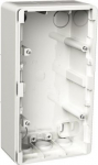 Surface mounted box 2-gang high IP44 white, Exxact WDE002862 | 3606480210105