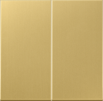 Metal 2-gang rocker, brass, LS ME2995C | 4011377101661