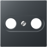 Cover plate TV/FM, matt anthracite A561BFPLTVANM | 4011377129146