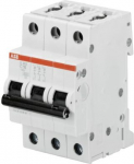 S203-C2 Mini Circuit Breaker 6kA 2A 3P 2CDS253001R0024 | 4016779523448