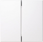 Two gang cover plate, white, 6736 FoH-916, Saga 2TKA00005252 | 6438199012568