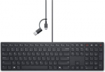 Dell | Collaboration Keyboard | KB525C | Keyboard | Wired | Ukrainian (QWERTY) | Black | USB-C 580-BBTG | 5397184922118