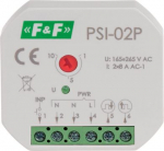 Continuous-pulse signal converter, 165&divide;265V AC, 2x8A, 2xNO/NC PSI-02P | 5902431673172