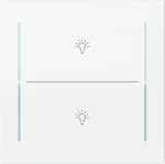 Labeling field with light icon for keypad 1-4-fold (KK/U4.70.xx).   Available for the design ranges:   - Busch-art linear   - Alba 2CKA006199A0445 | 4011395338544