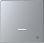 Color: SilverCover plate for timer switch code: 8162 & 8162.1 2CLA856200A1301 | 8427238135052