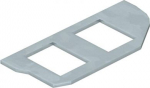 Montāžas plaksne ar 3x caurumiem Type A 20,10x14,8, V2A, 1.4301 7407620 | 4012195409656