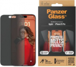 PanzerGlass | Screen protector | Apple | iPhone 15 Pro | Glass | Black | Ultra-Wide Fit w. EasyAligner P2810 | 5711724128103
