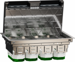 Unica system+ , Floorbox XL , Metal , IP24 , 12 mod INS52127 | 3606489819019