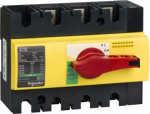 switch disconnector, Compact INS125, 125A, with red rotary handle and yellow front, 3 poles 28926 | 3303430289265