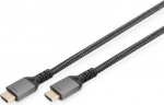 Cable HDMI - HDMI 2.1 8K@60Hz HDMI, HDMI, 3 m, black/grey DB-330200-030-S | 4016032481225