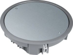 cover lid R06 round for 6 devices for flooring 12 mm steel grey VDR06127011 | 4012002244302