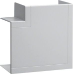 Flat angle for wall trunking BRP/BRHP/BRAP 65x100mm halogen free alu finish BRP651005HLAN | 4012740222877
