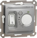 Floor Thermostat 16A 5...50&deg;C, Aluminium Sedna Design SDD113507 | 3606481467102
