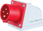 Wall socket outlet 4x16A (3P+PE) 9h IP44 blue 514-9 | 9003399058363