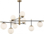 Chandelier Nostalgia 9 X E14 (40W) Matt Gold MOD048PL-09G | 4251110046297