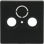 TV FM SAT Cover plate black 1743-885 Platform 63 2CKA001724A4298 | 4011395128695