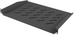 Lanberg 19" fixed shelf 1U/483x315mm, max load capacity up to 25kg | AK-1008-B | Black AK-1008-B | 5901969403879
