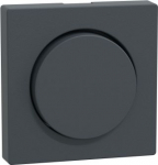 Cover plate for rotary dimmer, anthracite, Merten System M MEG5250-0414 | 4042811155520