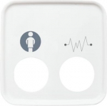 As cover for call unit as diagnostic/plug contact. As alternative to Ackermann cover 88912 E3. 2CKA001724A2715 | 4011395003503