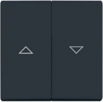 As cover for flush-mounted blind control switch/push switch. screwable (fixing element) Delivered with sealing ring. For inserts 2000/4 and 2020/4 US. IP 44 only in conjunction with cover frames All Weather 44. 2CKA001731A1726 | 4011395874202