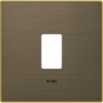 Color: Antique Gold.   Cover plate for USB charger code: 8185.2. 2CLA858520A1201 | 8427238166728