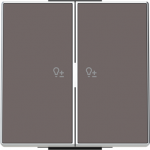 Sky Niessen ,Color: Taupe   Rocker dimmer 2 channel 2CLA859623A6301 | 8427238237657