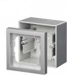 Surface mounting box 1-gang Aluminium - Impressivo 2TKA00000992 | 6438199002644