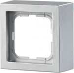 Surf. Mount. frame 1-gang Aluminium - Impressivo 2TKA000300G1 | 6418677331008